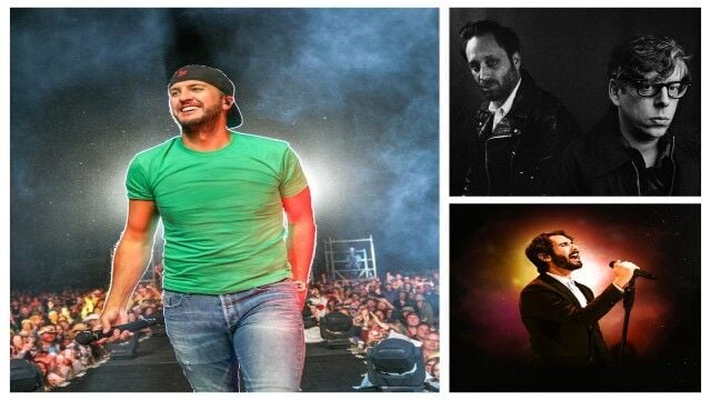 Luke Bryan, The Black Keys, Josh Groban